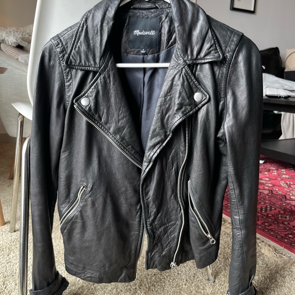 Madewell leather jacket